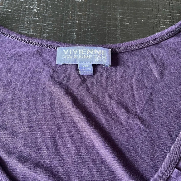 VIVIENNE TAM mulberry fit flare slimming dress PM - Picture 2 of 6